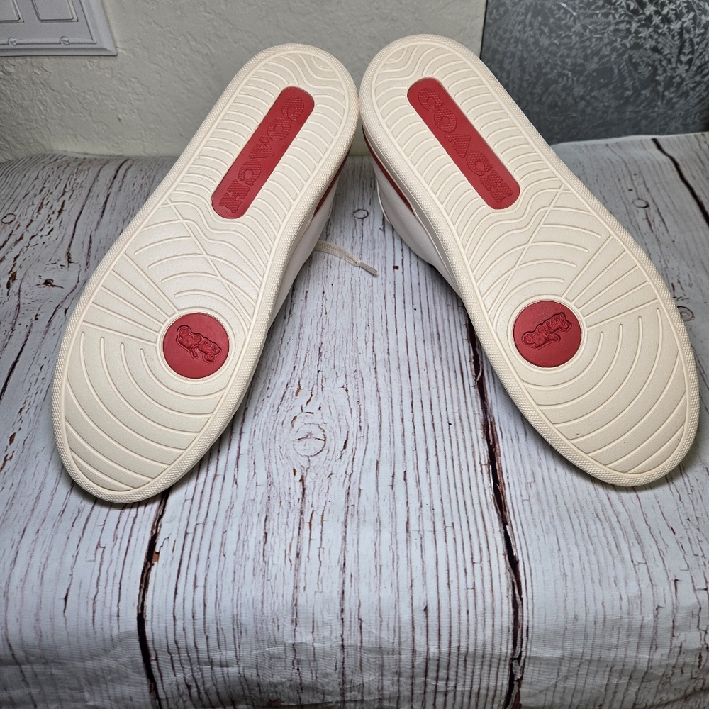 Disney X Coach Clip High Top Sneaker With Cruella Motif US Size 9B (KB) - Picture 10 of 14